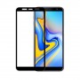 3D полноэкранное ультратонкое износоустойчивое сколостойкое олеофобное защитное стекло для Samsung Galaxy J4 Plus/J6 Plus, цвет Черный