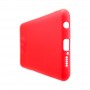 Силиконовый матовый непрозрачный чехол с нескользящим софт-тач покрытием для Xiaomi Redmi Note 9 Pro/Note 9S, цвет Красный