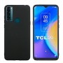 Силиконовый матовый непрозрачный чехол для TCL 20 SE 