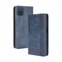 Винтажный книжка портмоне подставка на силиконовой основе с отсеком для карт для Samsung Galaxy M32, цвет Черный