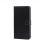 Глянцевый водоотталкивающий чехол портмоне подставка для Iphone 13 Mini с магнитной защелкой и отделениями для карт, цвет Черный
