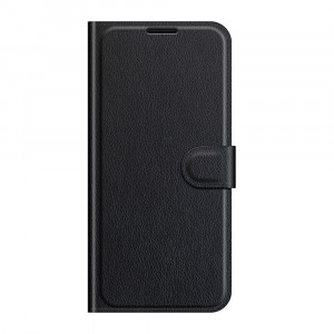 Чехол портмоне подставка для Iphone 13 Mini с магнитной защелкой и отделениями для карт Черный