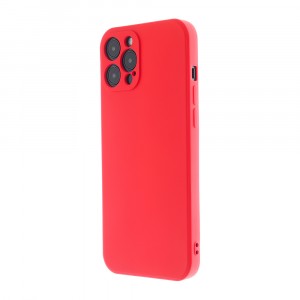 Матовый силиконовый чехол для Iphone 12 Pro Max с покрытием софт-тач Красный