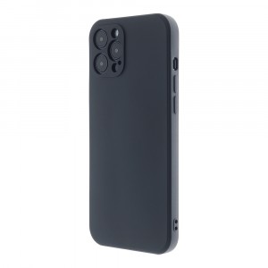Матовый силиконовый чехол для Iphone 12 Pro Max с покрытием софт-тач Черный