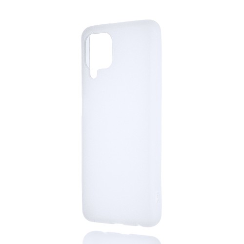 Силиконовый матовый полупрозрачный чехол для Samsung Galaxy A22/M22, цвет Белый