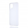 Силиконовый матовый полупрозрачный чехол для Samsung Galaxy A22/M22, цвет Белый
