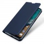 Книжка флип подставка на силиконовой основе с отсеком для карт с магнитной крышкой для Nokia G50, цвет Черный
