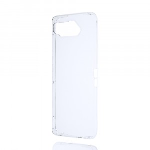 Силиконовый глянцевый транспарентный чехол для ASUS ROG Phone 5