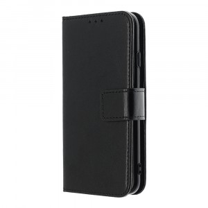 Глянцевый водоотталкивающий чехол портмоне подставка для Iphone 6/6s с магнитной защелкой и отделениями для карт Черный