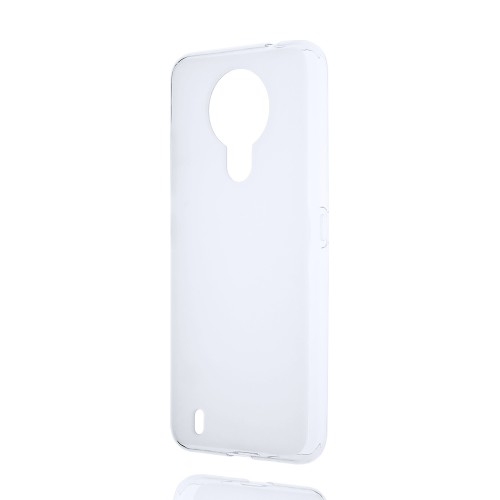 Силиконовый матовый полупрозрачный чехол для Nokia 1.4, цвет Белый