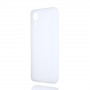 Силиконовый матовый полупрозрачный чехол для Samsung Galaxy A03 Core, цвет Белый