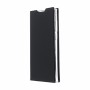 Книжка горизонтальная книжка подставка на силиконовой основе с отсеком для карт для Samsung Galaxy S22 Ultra, цвет Черный