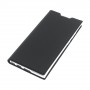 Книжка горизонтальная книжка подставка на силиконовой основе с отсеком для карт для Samsung Galaxy S22 Ultra, цвет Черный