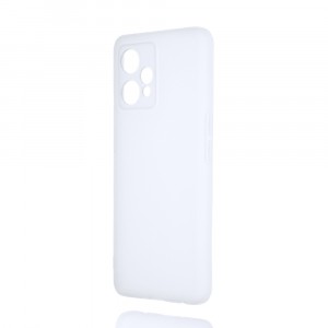 Силиконовый матовый полупрозрачный чехол для Realme 9 Pro Plus/Realme 9 4G Белый