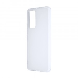 Силиконовый матовый полупрозрачный чехол для Xiaomi 12 Lite Белый