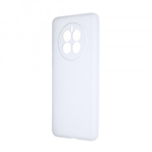 Силиконовый матовый полупрозрачный чехол для Huawei Mate 50 Белый
