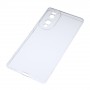 Силиконовый глянцевый транспарентный чехол для Huawei Honor 70
