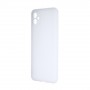 Силиконовый матовый полупрозрачный чехол для Samsung Galaxy A04e, цвет Белый
