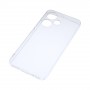 Силиконовый глянцевый транспарентный чехол для Infinix Hot 30i, цвет Белый