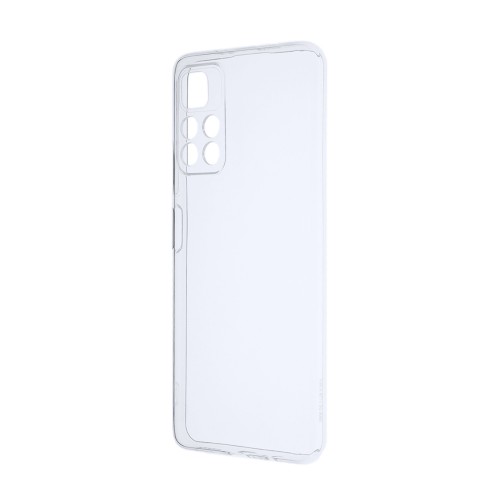 Силиконовый глянцевый транспарентный чехол для Xiaomi Poco M4 Pro 5G