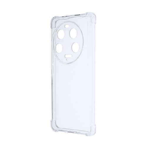 Силиконовый глянцевый транспарентный чехол с усиленными углами для Xiaomi 13 Ultra