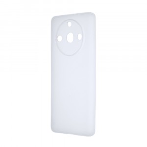 Силиконовый матовый полупрозрачный чехол для Realme 11 Pro Plus Белый