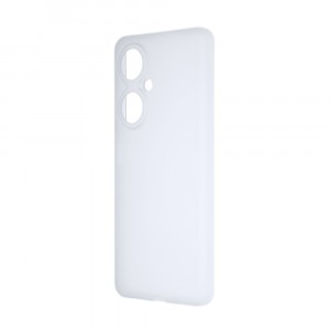 Силиконовый матовый полупрозрачный чехол для Huawei Nova 11i Белый