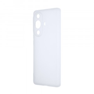 Силиконовый матовый полупрозрачный чехол для Huawei Nova 11 Pro/11 Ultra Белый