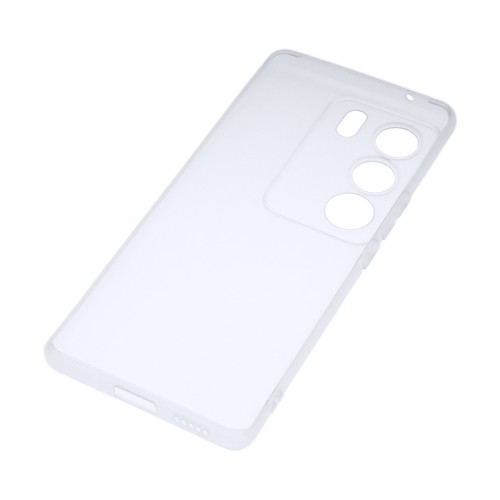 Силиконовый матовый полупрозрачный чехол для Vivo S17/S17 Pro/V29, цвет Белый