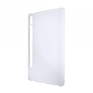 Силиконовый матовый полупрозрачный чехол для Samsung Galaxy Tab S9 Белый
