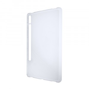 Силиконовый матовый полупрозрачный чехол для Samsung Galaxy Tab S9 Plus Белый