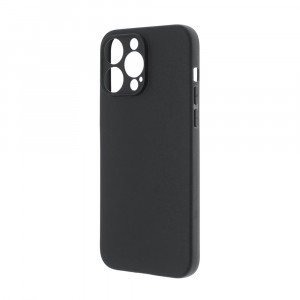 Силиконовый матовый непрозрачный чехол для Iphone 15 Pro Max Черный