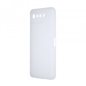 Силиконовый матовый полупрозрачный чехол для ASUS ROG Phone 7 Белый