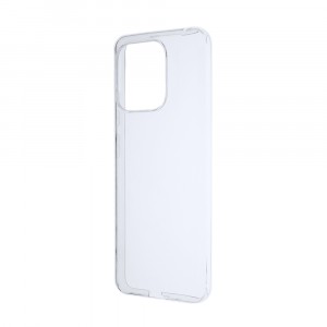 Силиконовый матовый полупрозрачный чехол для Xiaomi Poco C55 Белый