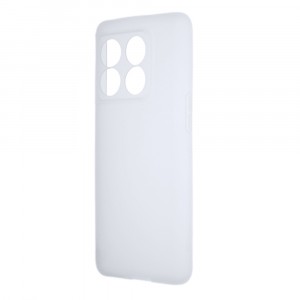Силиконовый матовый полупрозрачный чехол для OnePlus 10T/Ace Pro Белый