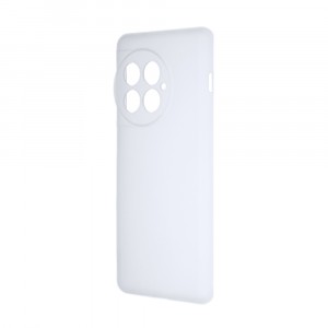 Силиконовый матовый полупрозрачный чехол для OnePlus Ace 2 Pro Белый