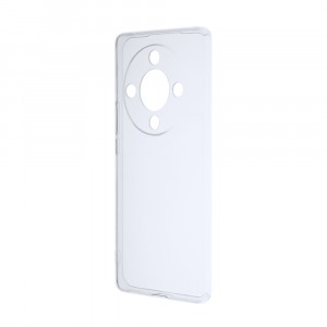 Силиконовый матовый полупрозрачный чехол для Huawei Honor X9b Белый