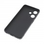 Силиконовый матовый непрозрачный чехол для Infinix Hot 30i, цвет Черный