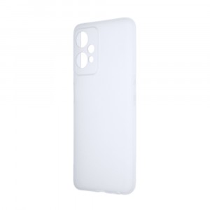 Силиконовый матовый полупрозрачный чехол для OnePlus Nord CE 2 Lite Белый