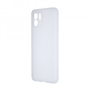 Силиконовый матовый полупрозрачный чехол для Xiaomi Redmi A1/Redmi A2 Белый
