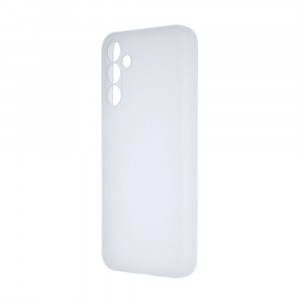 Силиконовый матовый полупрозрачный чехол для Samsung Galaxy M15 5G Белый