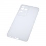 Силиконовый матовый полупрозрачный чехол для Vivo V30 Pro/S18 Pro, цвет Белый