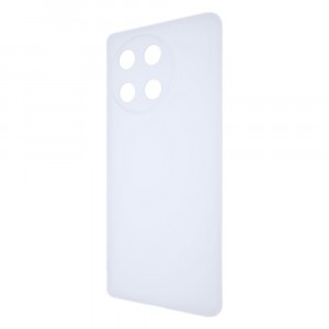 Силиконовый матовый полупрозрачный чехол для Tecno Camon 30S Белый
