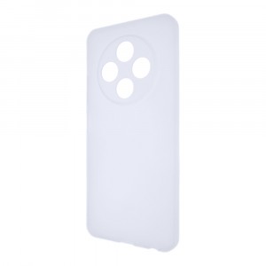 Силиконовый матовый полупрозрачный чехол для Tecno Spark 30 4G Белый