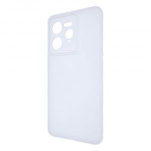 Силиконовый матовый полупрозрачный чехол для Realme GT7 Pro Белый