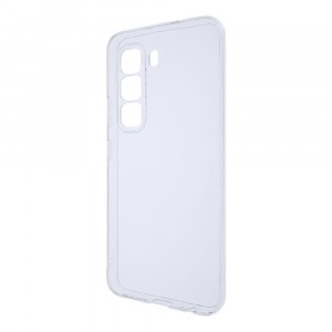 Силиконовый глянцевый транспарентный чехол для Infinix Hot 50 Pro