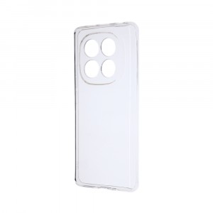 Силиконовый матовый полупрозрачный чехол для Redmi Note 14 Pro Plus Белый