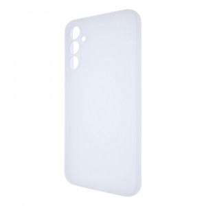 Силиконовый матовый полупрозрачный чехол для Samsung Galaxy A34 5G Белый