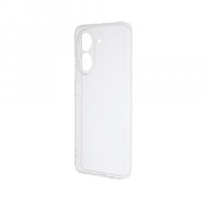 Силиконовый матовый полупрозрачный чехол для Redmi A5/Poco C71 Белый