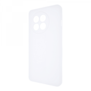 Силиконовый матовый полупрозрачный чехол для OnePlus 13R Белый